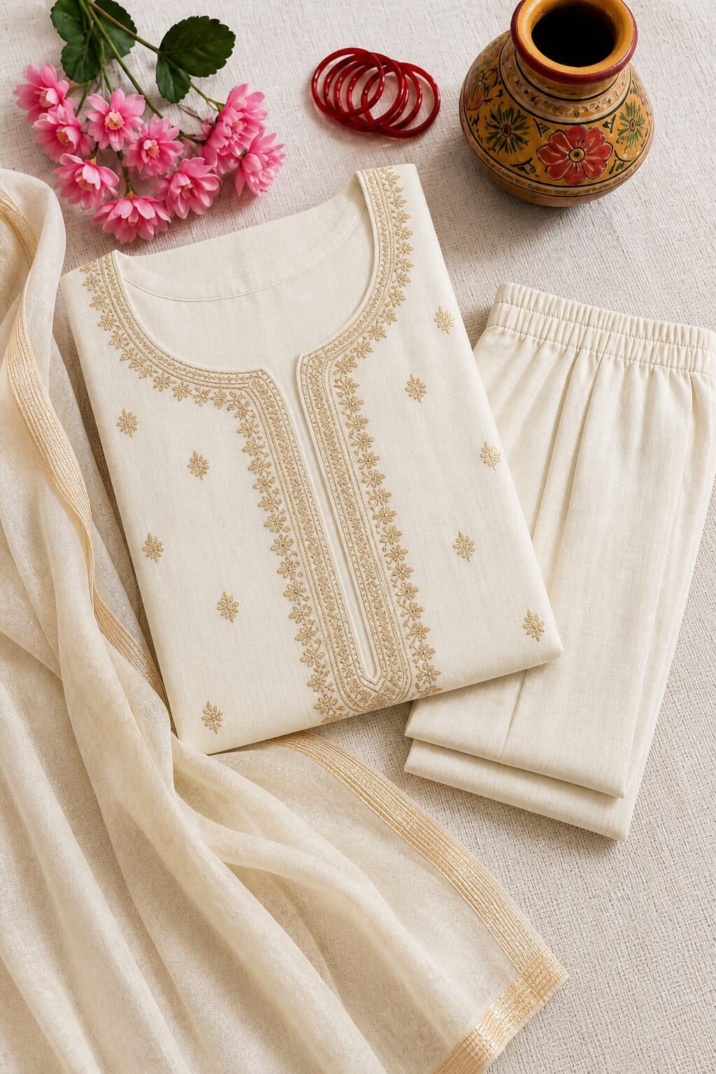 Cotton Three-piece