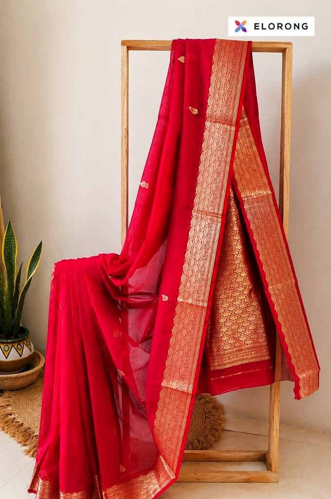 Dhakai Jamdani Saree