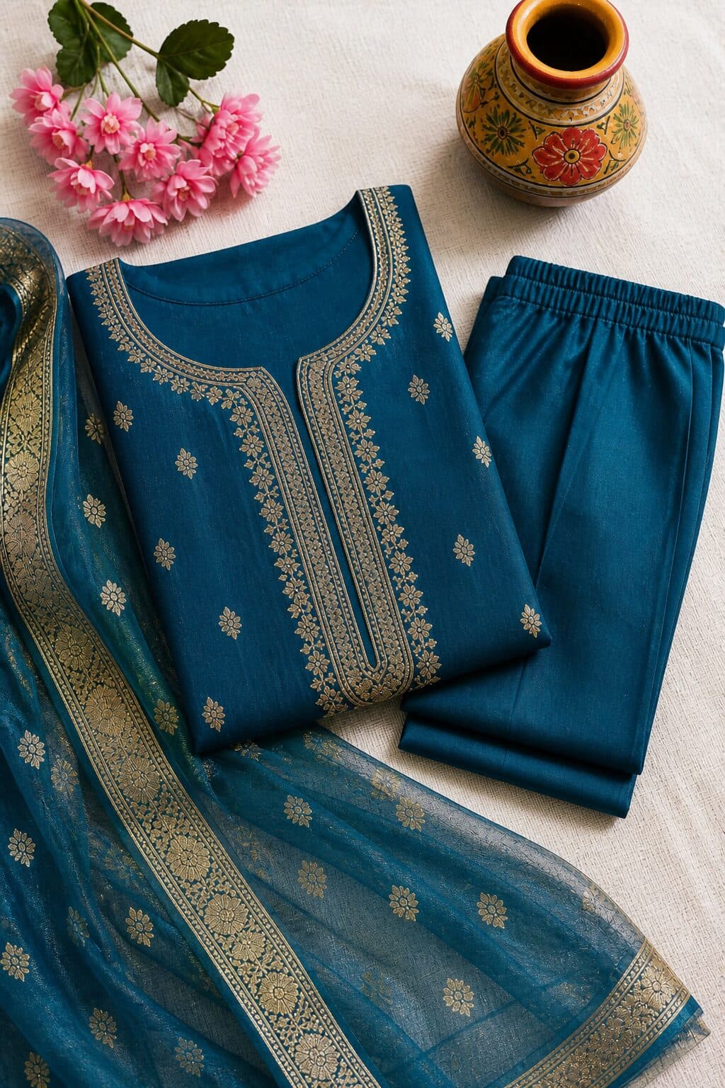 Silk Salwar-kameez